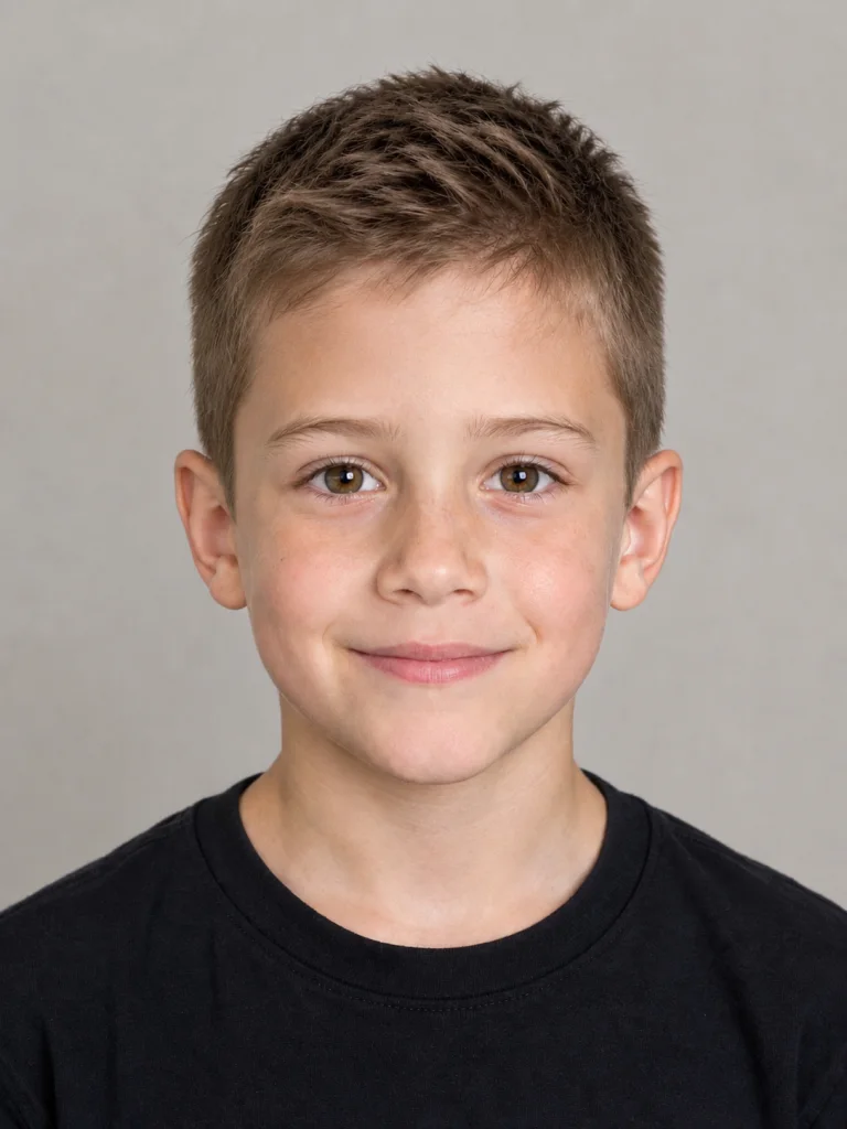 Klučičí crew cut - krátké