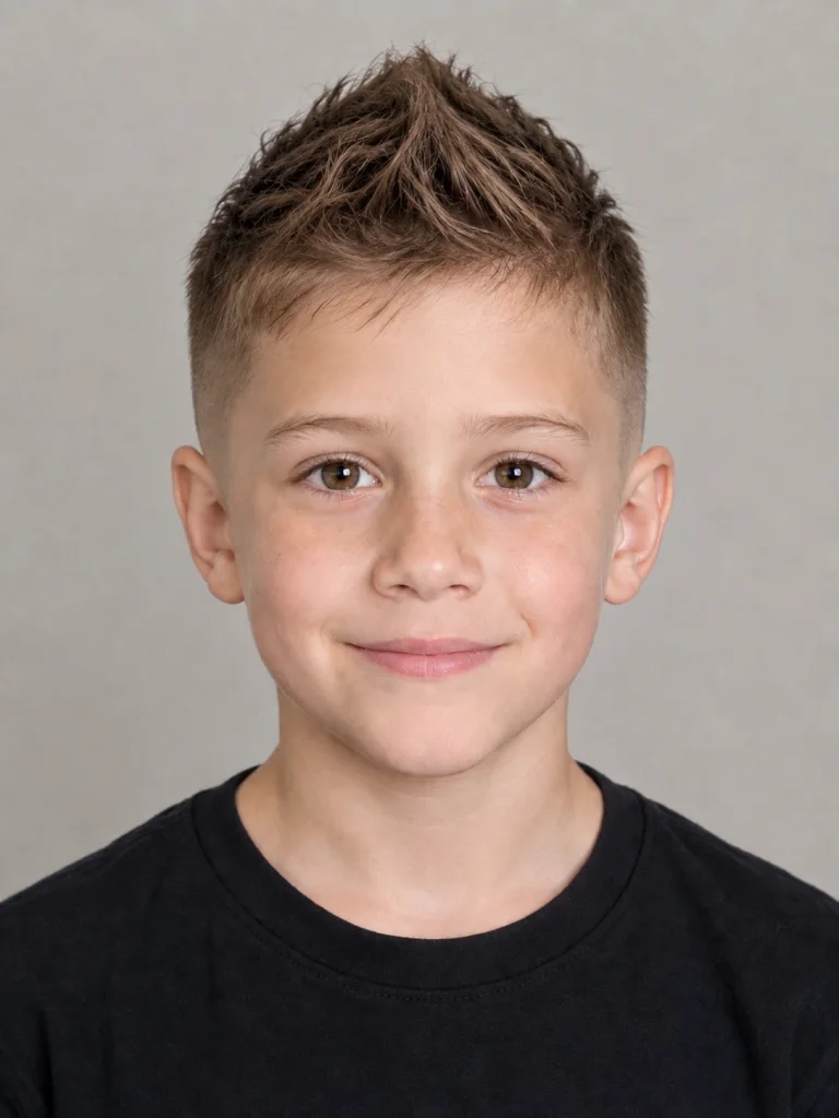 Klučičí faux hawk - krátké