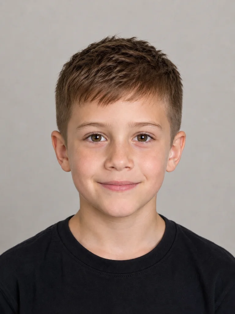 Krátký klučičí střih - krátké