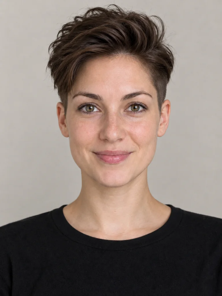 Pixie s undercutem - krátké