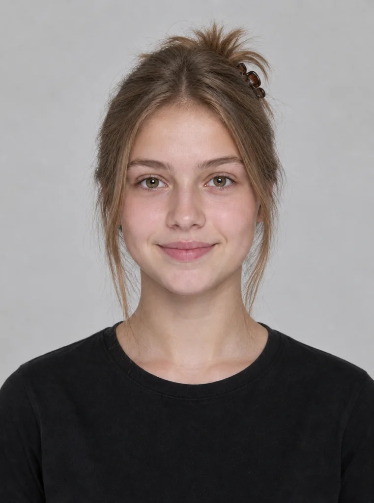 Teenagerka: účes se skřipcem - dlouhé