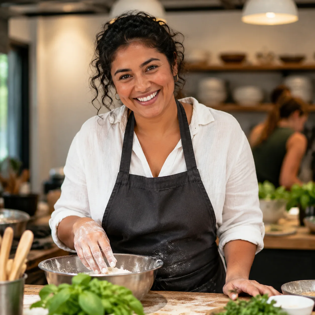 AI fotka na randění: dating cooking class