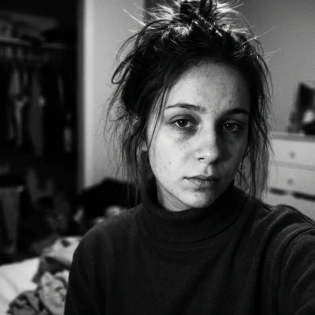 Monochromatické selfie